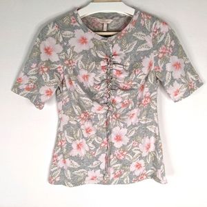 💚REBECCA TAYLOR Never Worn Fleur Jersey Top SMALL